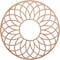 Ekena Millwork Cannes Wood Fretwork Pierced Ceiling Medallion, Cherry, 20"OD x 6 7/8"ID x 3/8"T CMWP20X20X0375CNCH - alternate 1